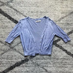 Lavender Cropped Cardigan